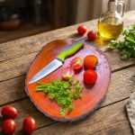 Mahogany Wood Chopping Board