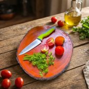 Mahogany Wood Chopping Board