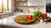 Mahogany Wood Chopping Board - Image 2