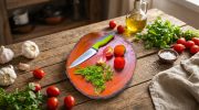 Mahogany Wood Chopping Board - Image 6